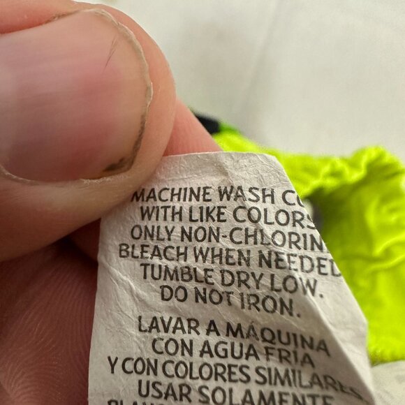 Girls' OP Neon Floral Athletic Shorts Size M (7-8) 100% Polyester - Picture 5 of 5